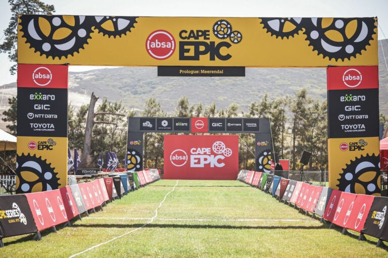le sas de depart et d'arrivée de labsa cape epic