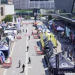 photo du salon eurobike 2026 vue de l'exterieur