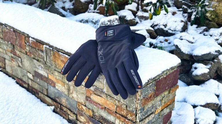 paire de gants chauffants pour velo